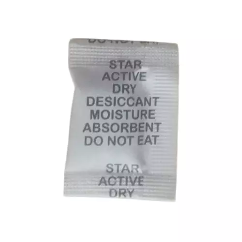 Starpack 2 g Star Active Dry Desiccant White Crystal Pouch for Absorbing Moisture of Electronics, Wardrobe, Food, Clothes etc (Pack of 20)