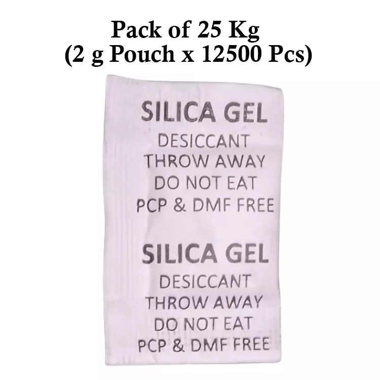 Ecofresh 2 g Silica Gel Granules in Paper Pouch White Color Desiccant for Absorbing Moisture (Pack of 12500 Pcs)
