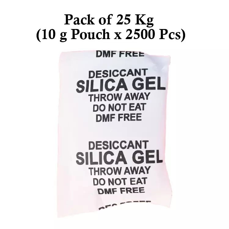 Ecofresh 10 g Silica Gel Beads in Paper Pouch White Color Desiccant for Absorbing Moisture (Pack of 2500 Pcs)