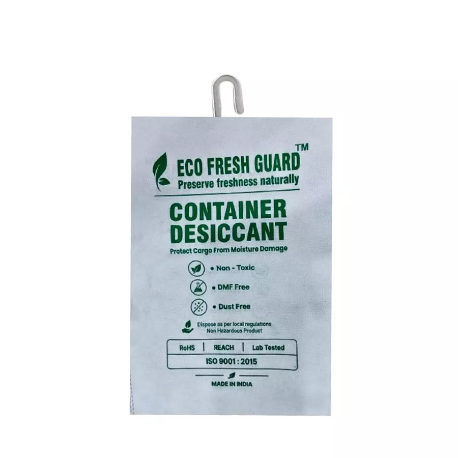 Eco FreshGuard Container Desiccant Pouch 500 g for Absorbing Moisture in Shipping Containers (Pack of 10)