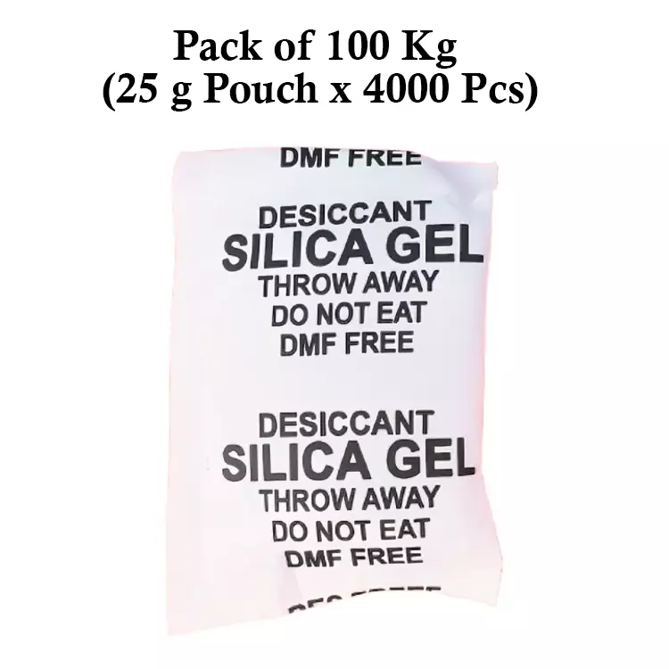 Ecofresh 25 g Silica Gel Granules in Paper Pouch White Color Desiccant for Absorbing Moisture (Pack of 4000 Pcs)