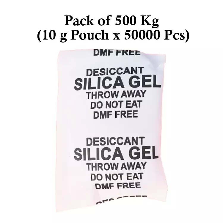 Ecofresh 10 g Silica Gel Granules in Paper Pouch White Color Desiccant for Absorbing Moisture (Pack of 50000 Pcs)