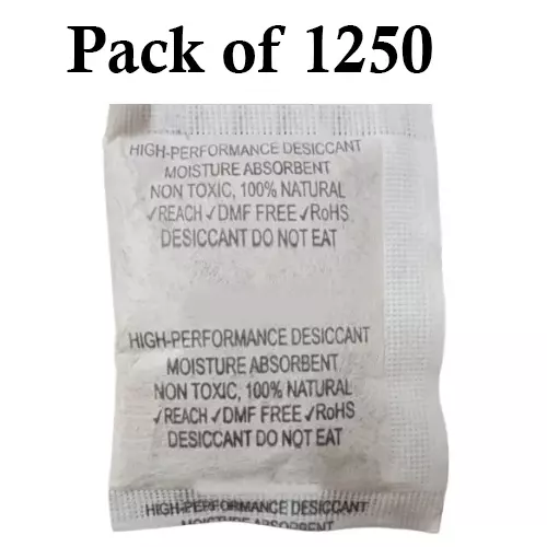 Ecofresh 20 g Dry Clay Desiccant Pouch for Electronics, Leather Goods, Pharmaceuticals & More (Pack of 1250)