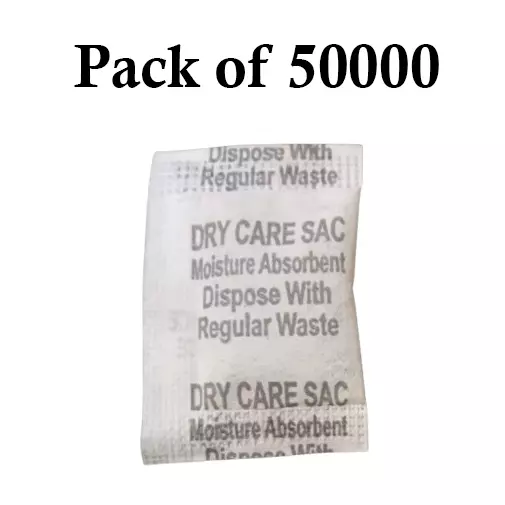 Ecofresh 2 g Dry Clay Desiccant Pouch for Electronics, Leather Goods, Pharmaceuticals & More (Pack of 50000)