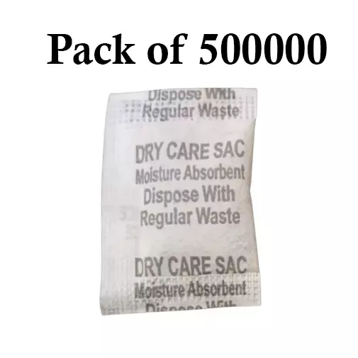 Ecofresh 1 g Dry Clay Desiccant Pouch for Electronics, Leather Goods, Pharmaceuticals & More (Pack of 500000)
