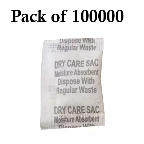 Ecofresh 1 g Dry Clay Desiccant Pouch for Electronics, Leather Goods, Pharmaceuticals & More (Pack of 100000)