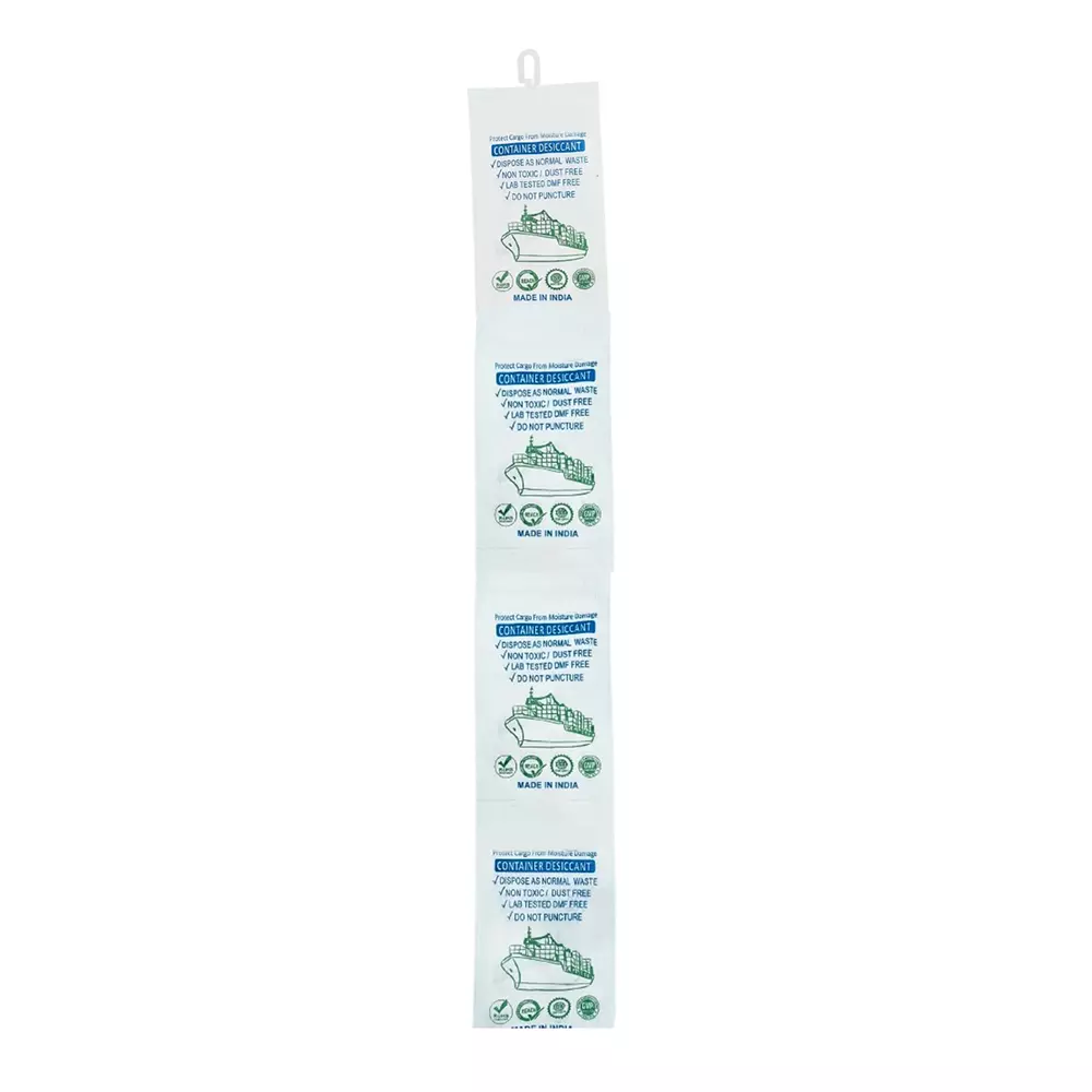 Ecofresh 250 g Container Desiccant Pouch Strip for Absorbing Moisture in Shipping Containers (Pack of 32 Pouch)