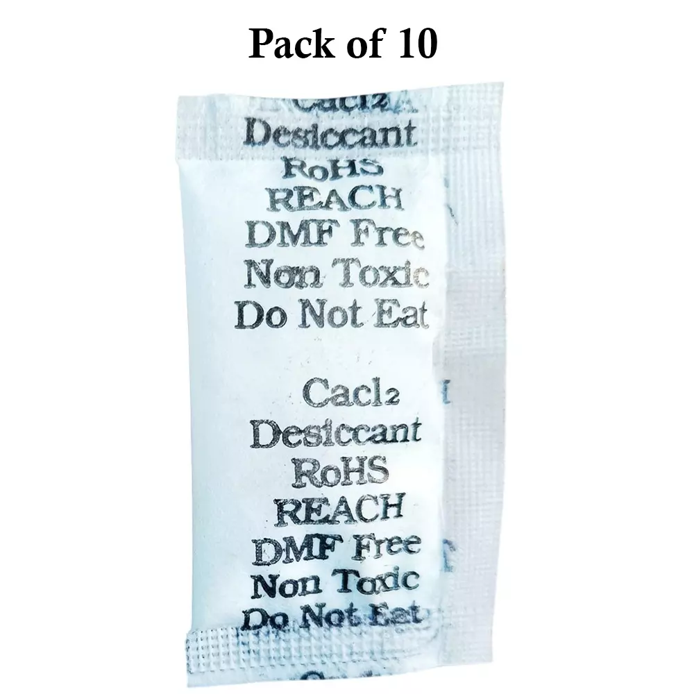 Ecofresh 100 g  Super Gel Desiccant Pouch for Absorbing Moisture in Long Term Storage (Pack of 10)