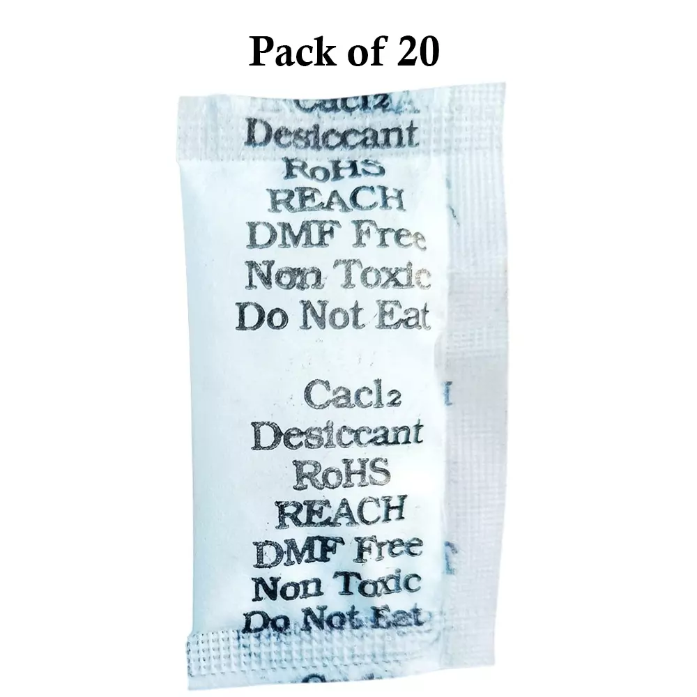 Ecofresh 100 g  Super Gel Desiccant Pouch for Absorbing Moisture in Long Term Storage (Pack of 20)
