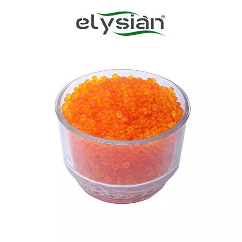 ELYSIAN 250 g Silica Gel Beads Orange Color Indicating Desiccant Size 3-5 mm for Absorbing Moisture