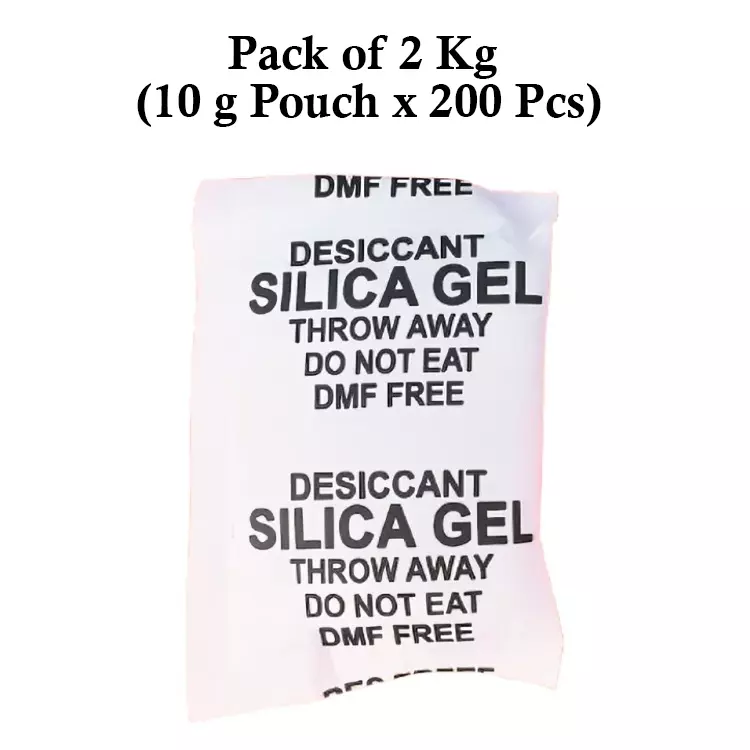 Ecofresh 10 g Silica Gel Granules in Paper Pouch White Color Desiccant for Absorbing Moisture (Pack of 200 Pcs)