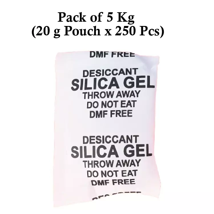Ecofresh 20 g Silica Gel Granules in Paper Pouch White Color Desiccant for Absorbing Moisture (Pack of 250 Pcs)