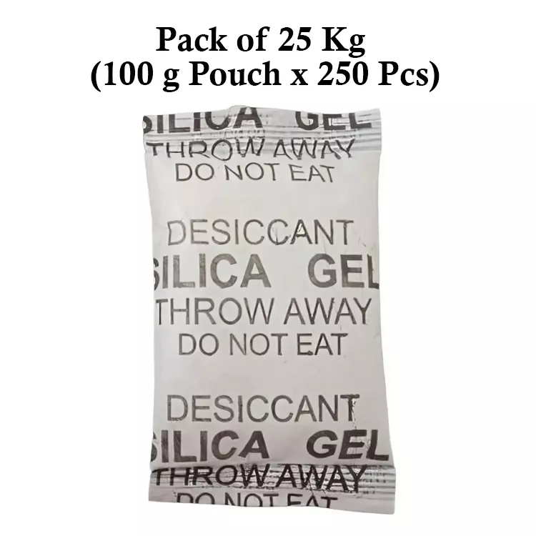 Ecofresh 100 g Silica Gel Granules in Paper Pouch White Color Desiccant for Absorbing Moisture (Pack of 250 Pcs)