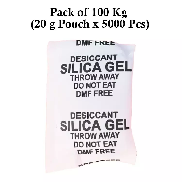 Ecofresh 20 g Silica Gel Beads in Paper Pouch White Color Desiccant for Absorbing Moisture (Pack of 5000 Pcs)