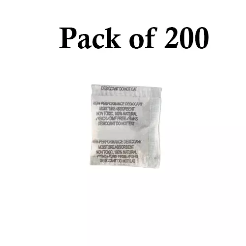 Ecofresh 10 g Dry Clay Desiccant Pouch for Electronics, Leather Goods, Pharmaceuticals & More (Pack of 200)