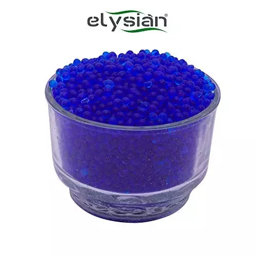 ELYSIAN 250 g Silica Gel Beads Color Indicating Desiccant Size 2-5 mm Blue Color for Absorbing Moisture