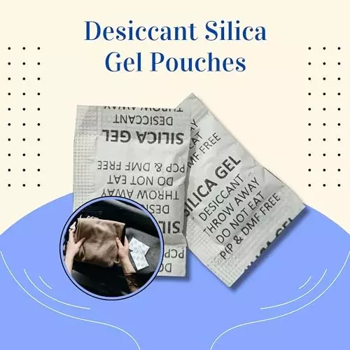 ELYSIAN 1 g Each x 500 Silica Gel Pouch for Absorbing Moisture in Clothes, Jewellery, Expensive Electronics & More (Pack of 500 g)