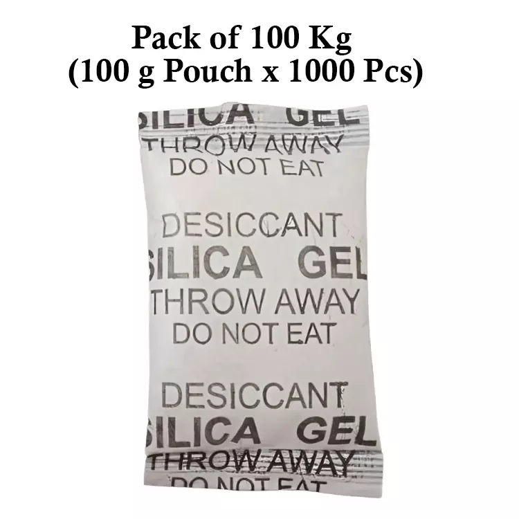 Ecofresh 100 g Silica Gel Granules in Paper Pouch White Color Desiccant for Absorbing Moisture (Pack of 1000 Pcs)