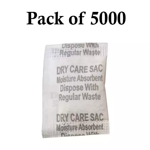 Ecofresh 1 g Dry Clay Desiccant Pouch for Electronics, Leather Goods, Pharmaceuticals & More (Pack of 5000)