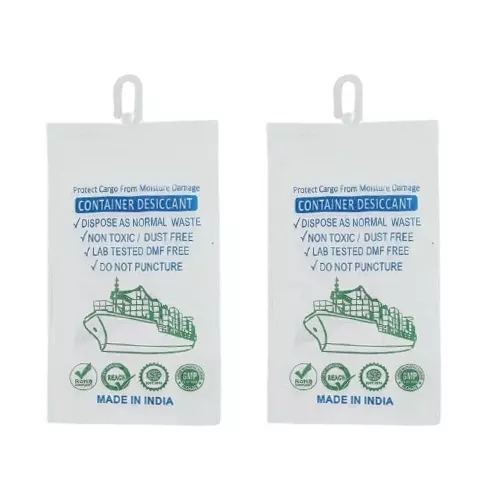 Ecofresh 500 g Container Desiccant Pouch for Absorbing Moisture in Shipping Containers (Pack of 2)