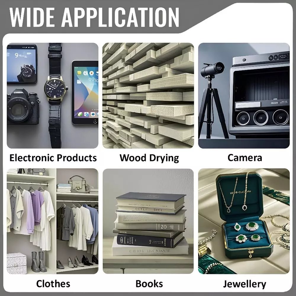 Waltzer India 10 g Silica Gel Packet White Color Crystals for Absorbing Moisture, WI-SILICA-10GM/P-1KG (Pack of 2500)