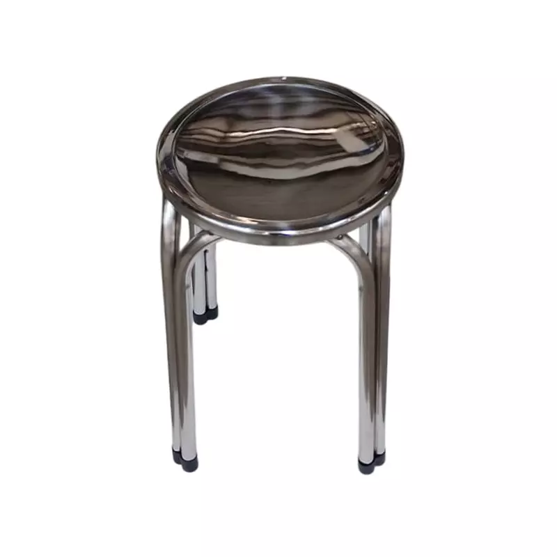 11 Enterprises  Multipurpose Stool Stainless Steel Round, PS1