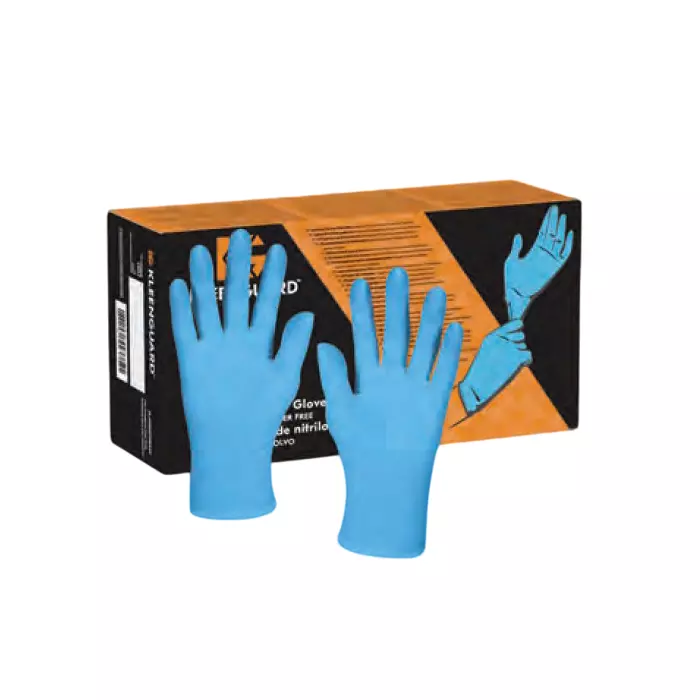 Tarson Nitrile Gloves Powder Free Type Size Medium, Color Blue for Laboratory Usage, 370023 (Pack of 100)