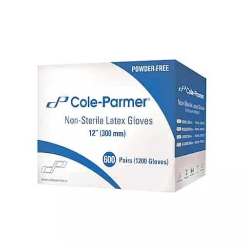 Buy COLEPARMER Essentials 12 Inch XLarge Size White Latex Gloves RP