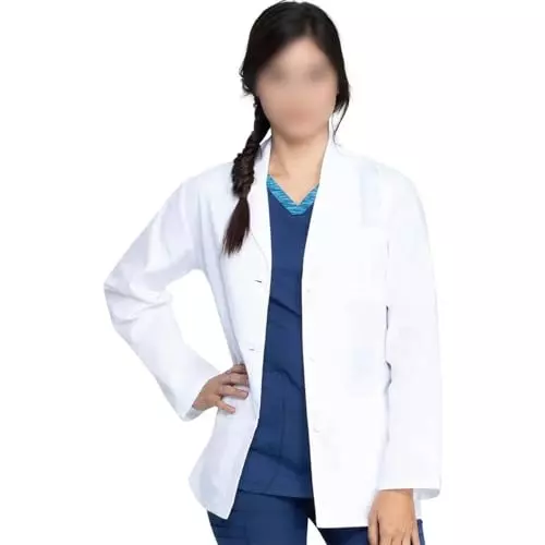 SCHOFIC Lab Coat Full Sleeves Unisex with 3 Pockets White for Students, Doctor and Nurse Size - XL (Pack of 2)