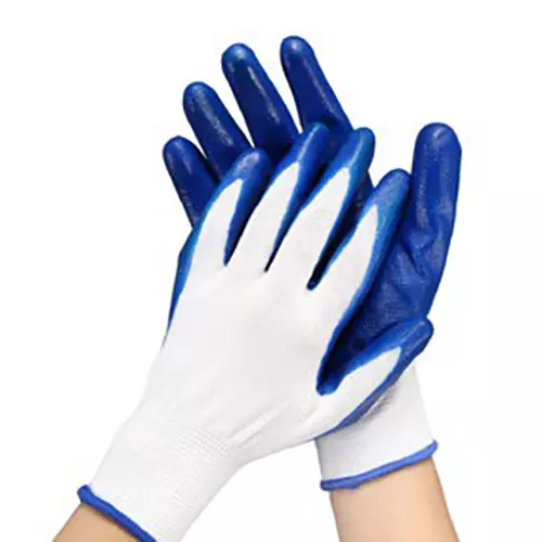 Acutek Rubber Coated Glove 250 mm Length, GL-13 (Pack of 10)