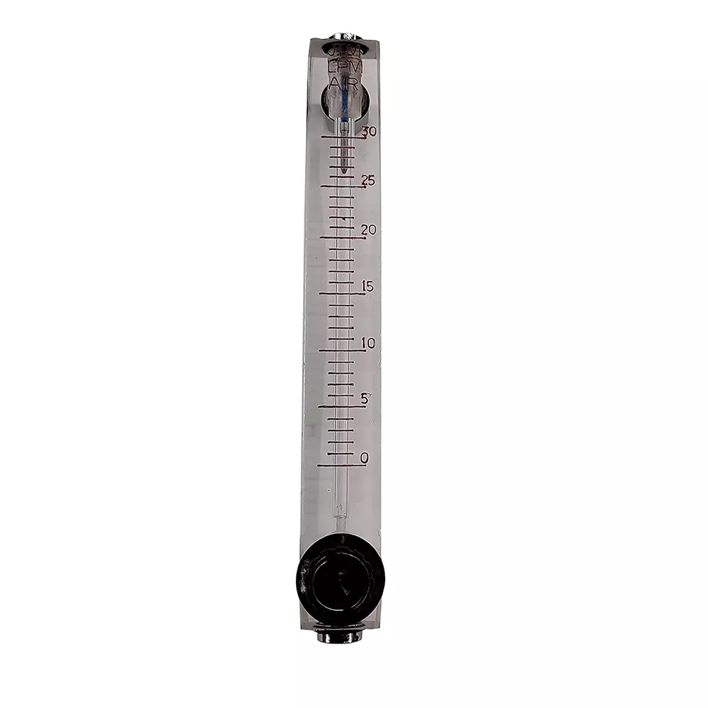 Japsin Instrumentation 0-30 LPM Acrylic Tube Rotameter L Type Connection 1/4 inch (6.35 mm) Line Sized