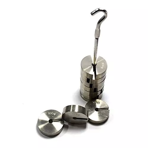 WKM 100 g x 10 Chrome Plated Brass Slotted Weight Kit KT53SW (Pack of 10 Pcs)