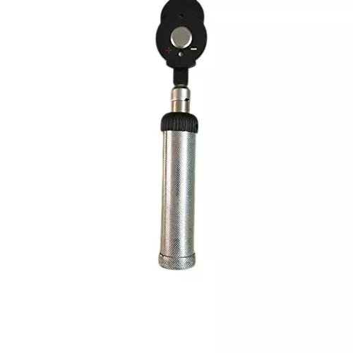 WKM Silver Color Metallic Direct Opthalmoscope for Eye Testing KT103C