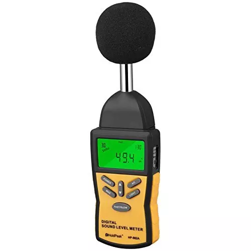 WKM ABS Plastic Digital Sound Level Meter for Laboratories KT172BU