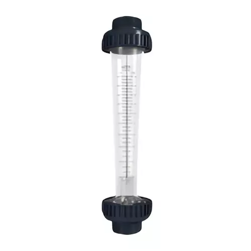 Japsin Instrumentation Threaded Rotameter 10000 to 50000 LPH Flow Range Black & White for Water Range Measurement, JI-PTR-50000-OL-50