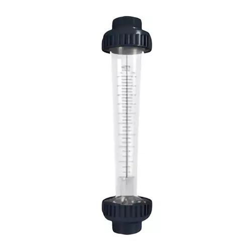 Japsin Instrumentation Threaded Rotameter 1 Inch (2.54 cm) BSP Size 300 to 3000 L/Hrs Flow Range 80x255 mm for Water Range Measurement