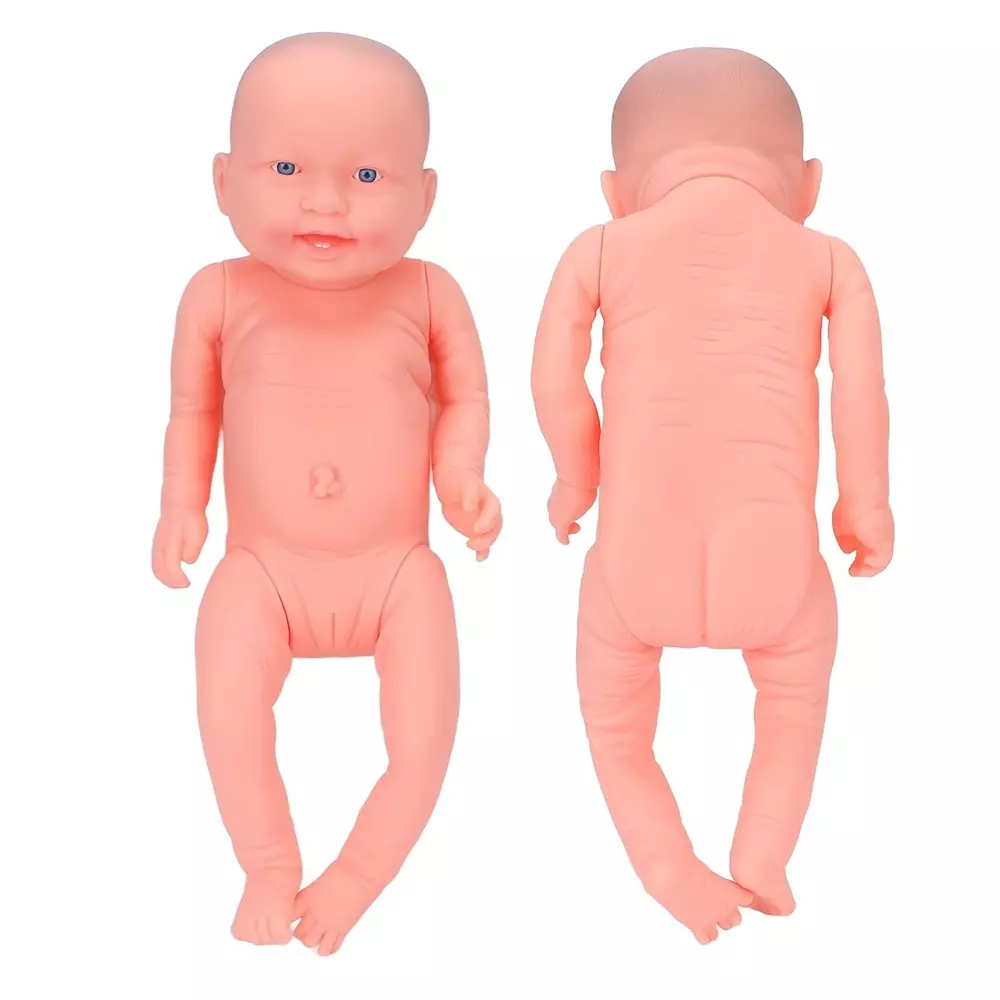 MODELSCART Life Size New Born Baby Model Female, Made of Soft Plastic for Medical Education & Training, RX-409F