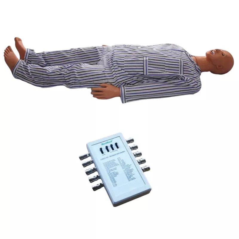 MODELSCART Life Size ECG Manikin Plastic Body for Training Medical Students, RX-XDT-101