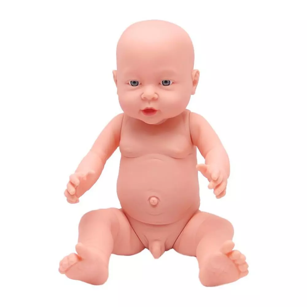 MODELSCART Life Size New Born Baby Model Male, Made of Soft Plastic for Medical Education & Training, RX-409