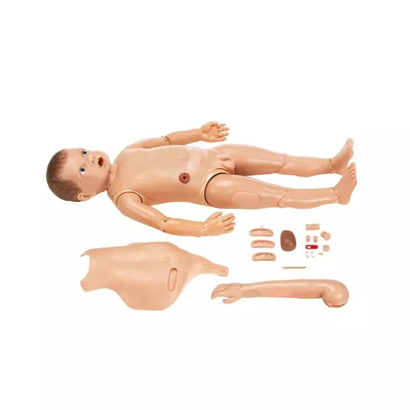 MODELSCART Life Size 3-Year-Old Child Nursing Training Doll Made of PVC Plastic for Medical Education & Training, RX-FT333
