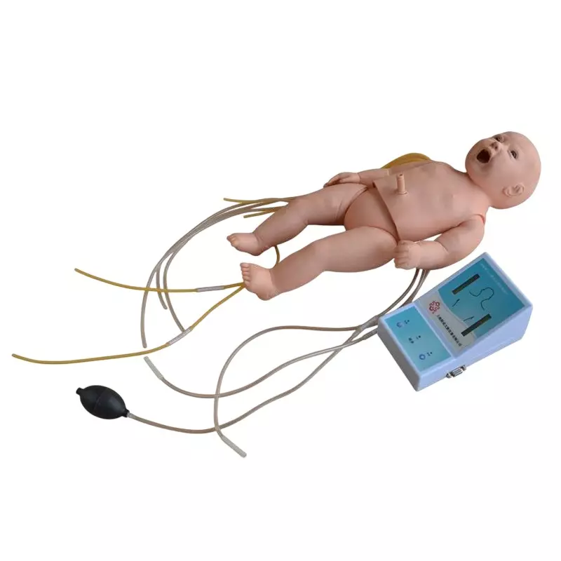 MODELSCART Life Size Advanced Full Functional Neonatal Nursing & CPR Manikin Soft Plastic Body for Training Medical Students, RX-FT335