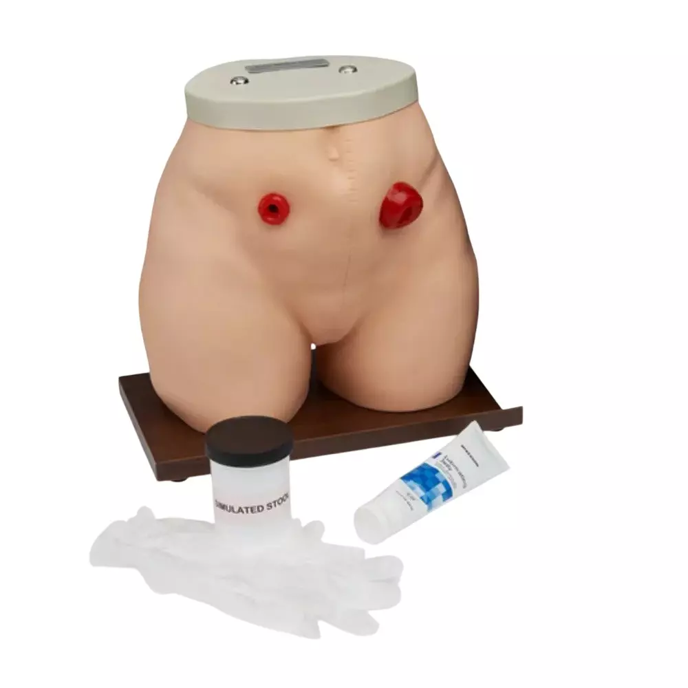 MODELSCART Ostomy Nursing Model PVC Body for Training Medical Students, RX-H38