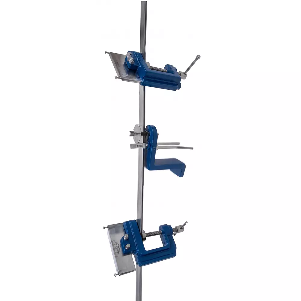 Zesco India Bending of Beam Apparatus Without Weights Blue & Silver Color Iron Body and 100 cm Length, ZESCO-PH 018