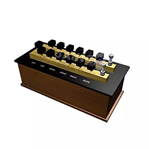 WKM 1 to 500 Ohms PVC and Wooden Resistance Box for Physics Labs KT84