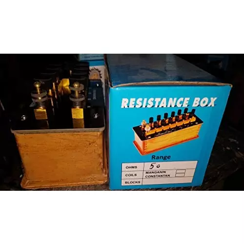 wkm-1-to-500-ohms-pvc-and-wooden-resistance-box-for-physics-labs-kt84
