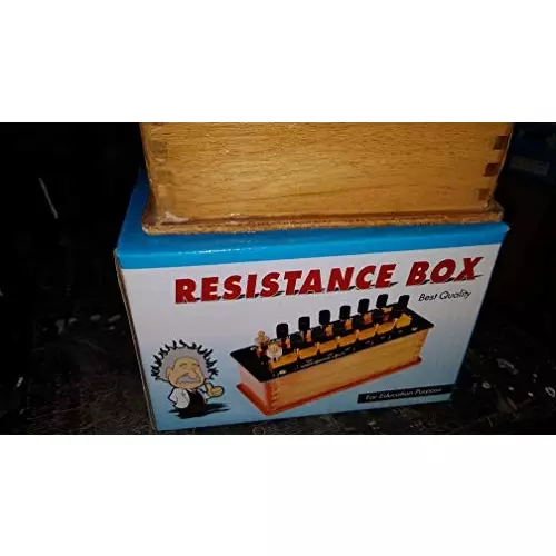 wkm-1-to-500-ohms-pvc-and-wooden-resistance-box-for-physics-labs-kt84