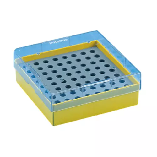 Tarson Polycarbonate/Low Density Polyethylene (PC/LDPE) Micro Tube Box (Capacity 0.2 ml to 1.5 ml)