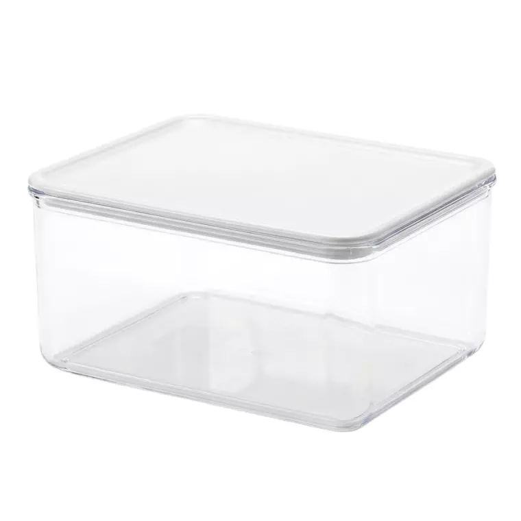 Tarson 325 ml Storage Box Place Clear SAN/LDPE Body, Size 129x75x59 mm, 527030