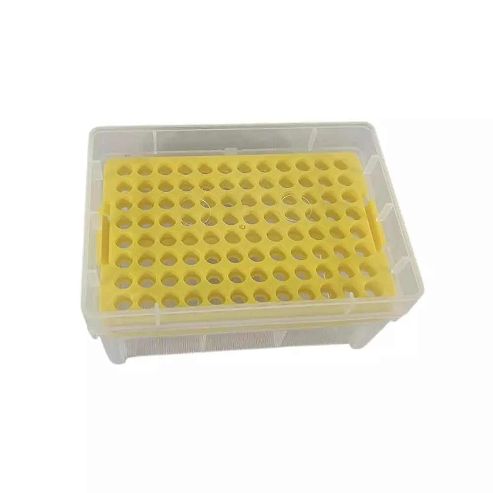 Tarson 96 Place Universal Micro Tip Box, PP Body Capacity 2-200 µl for Storing Pipette Tips, 524153 (Pack of 10)
