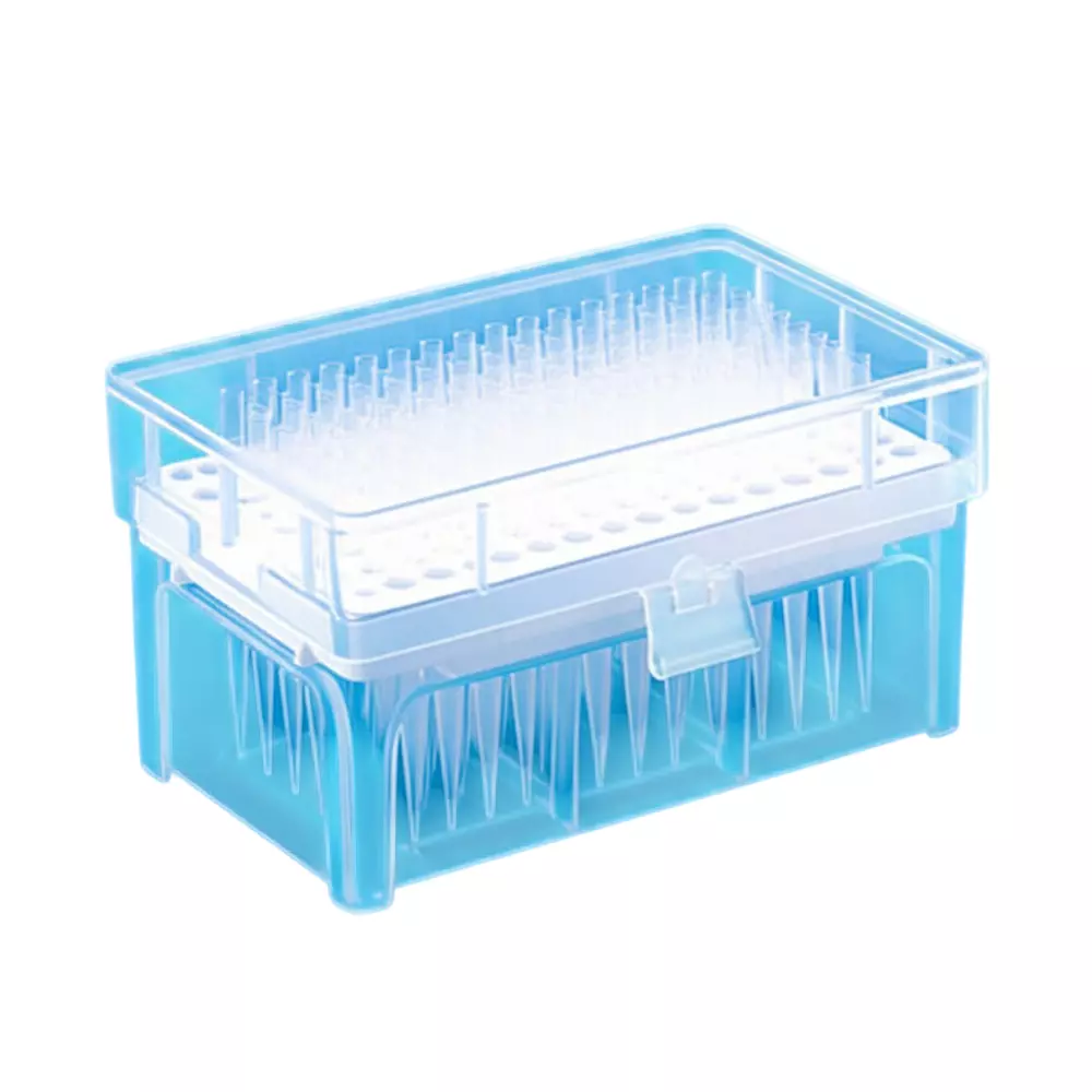 Tarson 96 Place Universal Micro Tip Box, PP Body Capacity 1000 µl for Storing Pipette Tips, 524154 (Pack of 10)